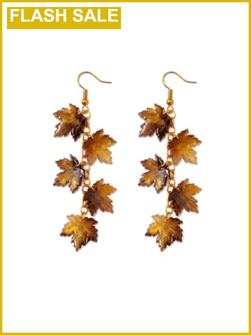 Fall Leaf Dangle Earrings for Women Thanksgiving Autumn Outfit Jewelry